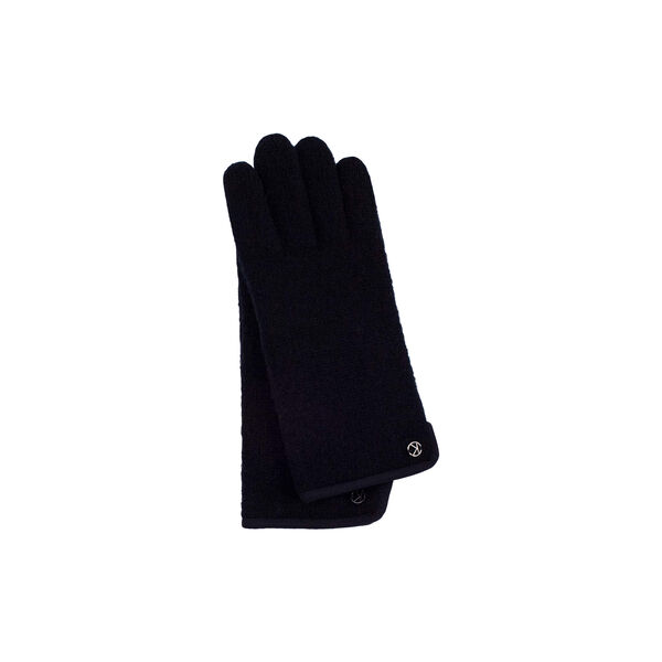 Sasha Knitted Gloves, black, Kessler