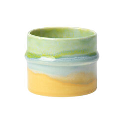 Poppery Becher, apfelgrün/mintgrün/gelb, Kähler