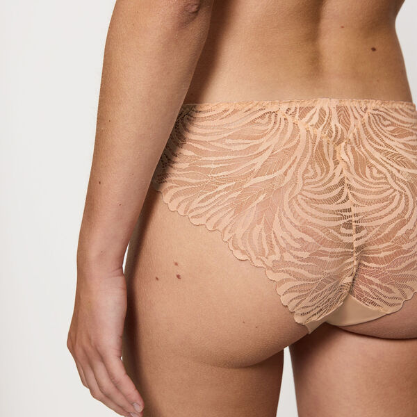 H&uuml;bsche Mikro-Krawatte, neutral beige, Triumph