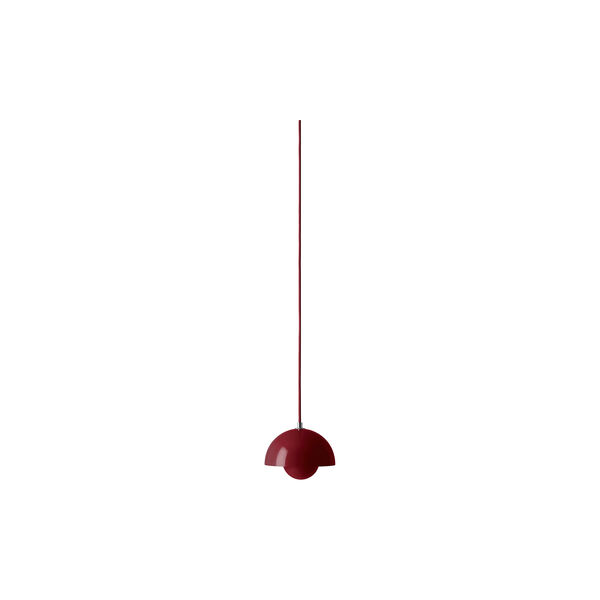 Flowerpot VP10 Pendant, vermilion red, &Tradition