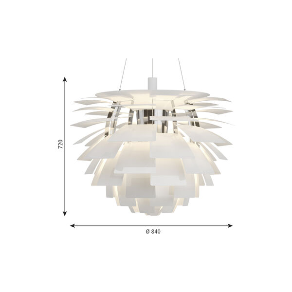 PH Artichoke, white, Louis Poulsen