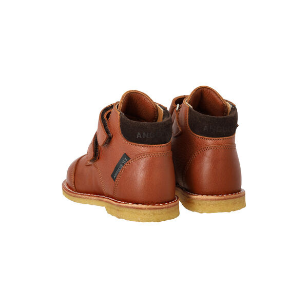 Anf&auml;nger TEX-Stiefel, cognac/dunkelbraun, ANGULUS