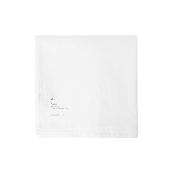 Double Sheet, crisp white, Studio Feder