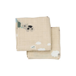 Tiny Farm Stoffble 2 Stk., sand, Done by Deer