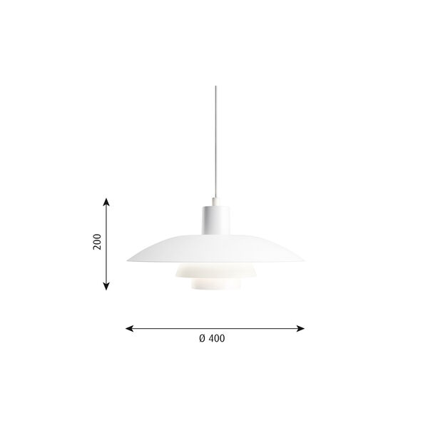 PH 4/3 Pendelleuchte, Louis Poulsen