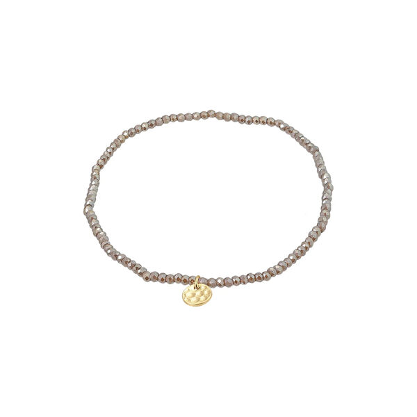 INDIE bracelet, metal grey, Pilgrim