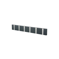 KNAX Horizontal 6 Coat Rack, anthrazit/grey, LoCa