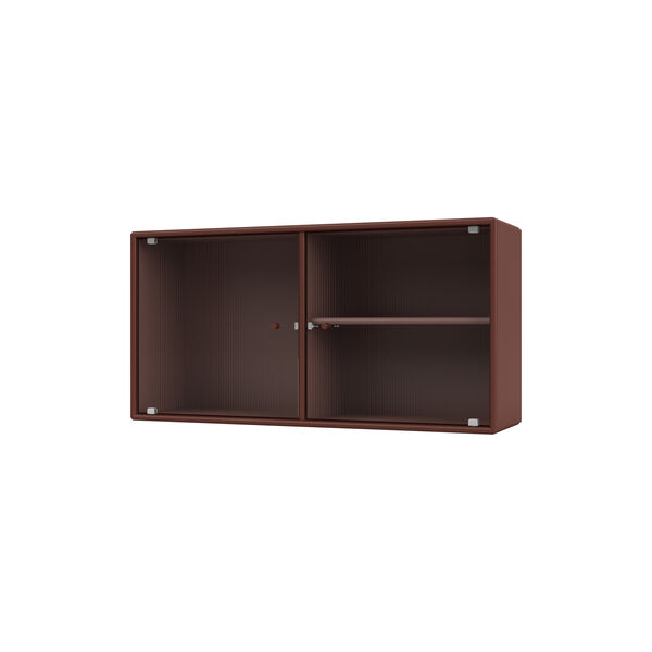 RIPPLE I Vitrine Cabinet, 155 masala, Montana Furniture