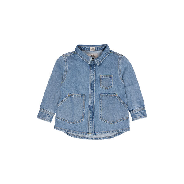 Bio-Jeansjacke, lt. blue indigo washed, Copenhagen Colors Organics