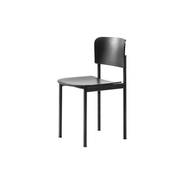 Plan Stuhl, black lacquered ash/black, Fredericia Furniture