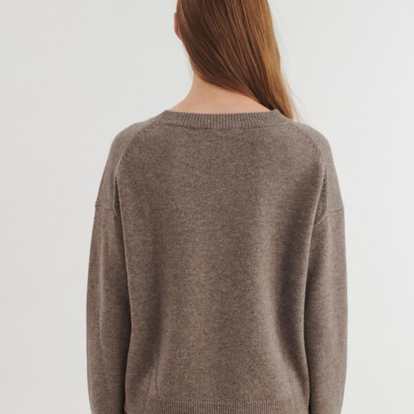 Liz O-Neck, portobella, Basic Apparel