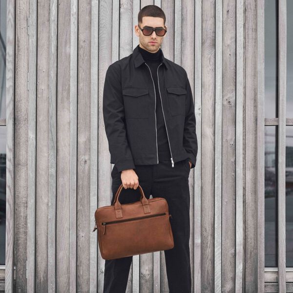 KnoxMBG Laptoptasche, cognac, Markberg