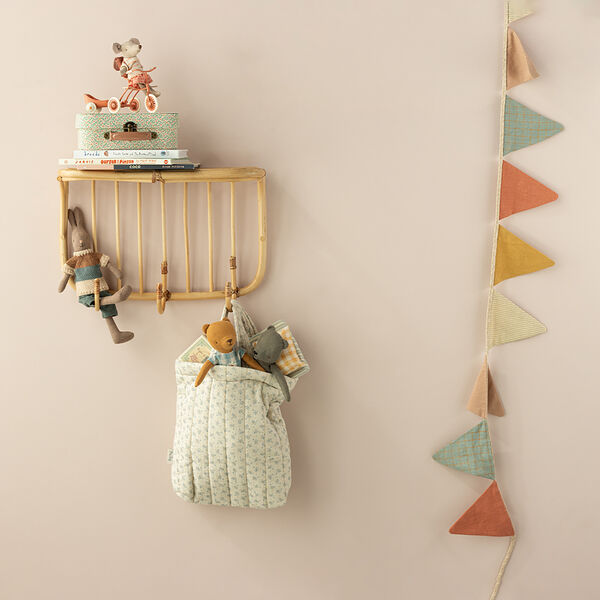 Hase Gr. 2 mit T-Shirt und Shorts, braun, Maileg