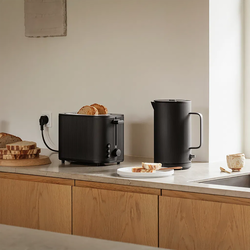 BERNADOTTE Wasserkocher, schwarz, Georg Jensen