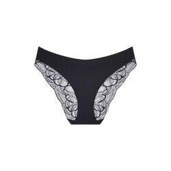 Body Make-Up Illusion Tai-Slip mit Spitze und hohem Beinausschnitt, black, Triumph