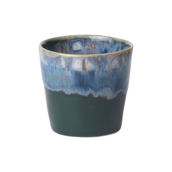 Graue Espressotasse, dunkelgr&uuml;n, Costa Nova