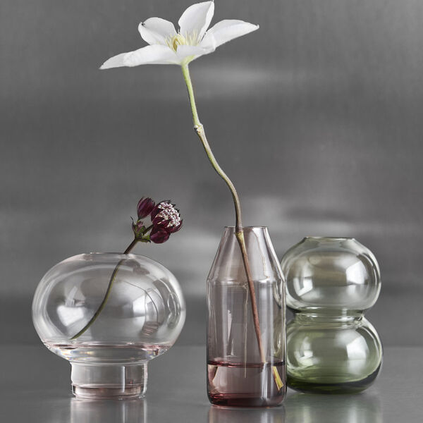 Mittsommer Rotklee Mini-Vase 8,2 cm, pink, Orrefors