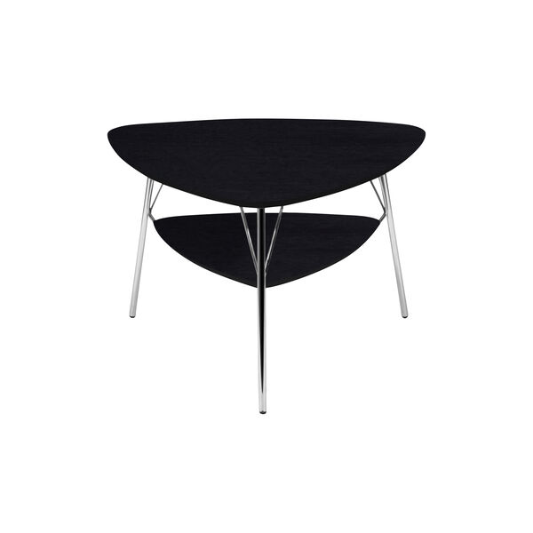 VL1312 Couchtisch, schwarz/Chrom, VERMUND