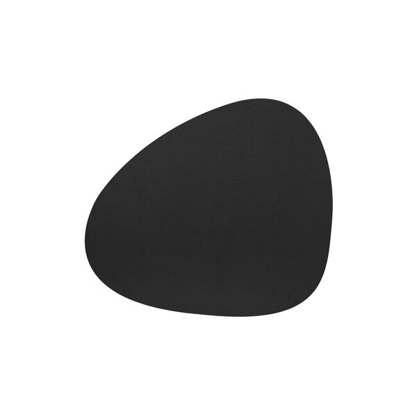 Serene table mat  Curve L, black, LIND DNA
