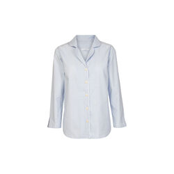 Fiona Pyjamas Shirt, pinstriped blue, Geismars V&aelig;verier