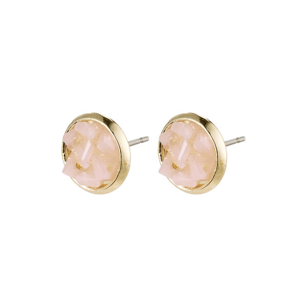 Josefine Earrings, gold/pink Josefine Earrings, gold/pink, Pilgrim