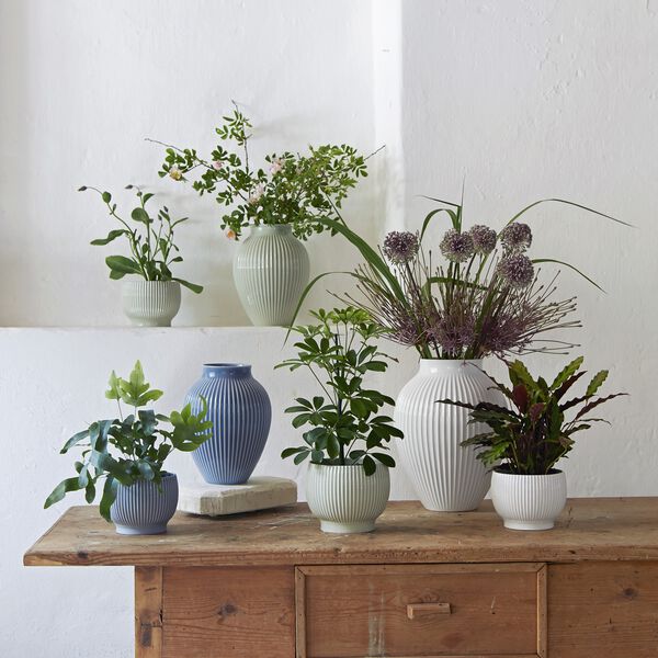 Knabstrup Vase, lavendelblau, Knabstrup Keramik