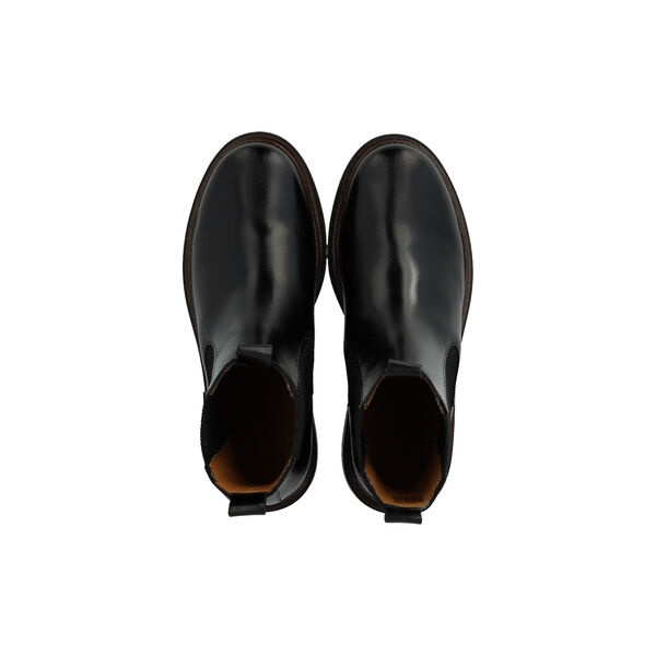 Chelsea-Stiefel, schwarz/schwarz, ANGULUS