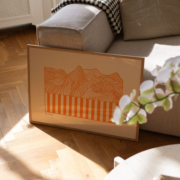 Papercut 04, orange, Pel&eacute;ton