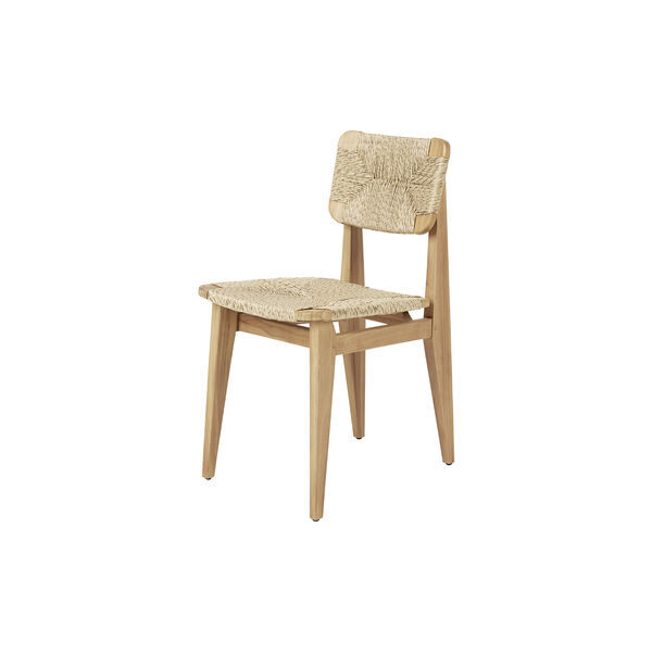 C-Chair Outdoor-Essstuhl, Teakholz, GUBI