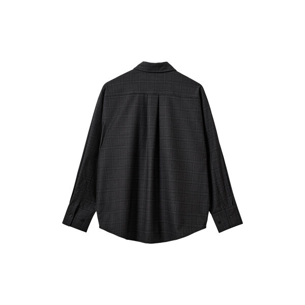 SIMASW CHECKED OVERSIZE SHIRT, grey check, Sofie Schnoor