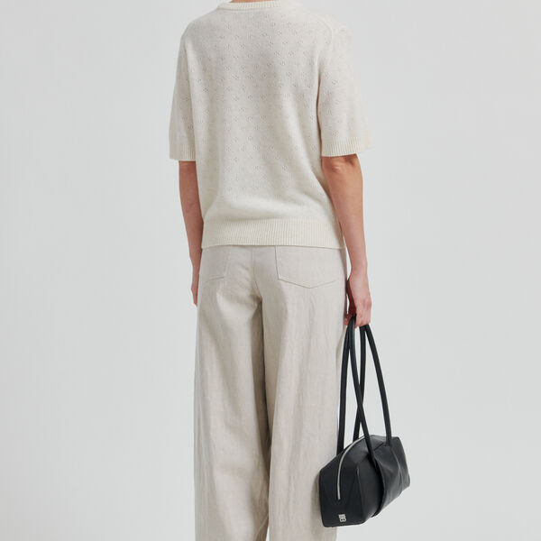 Amala Knit SS O-Neck, tofu, Second Female