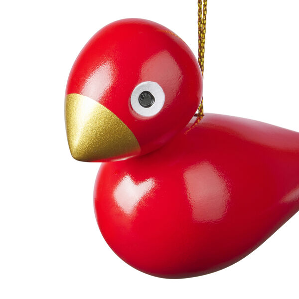 Weihnachtsv&ouml;gel 2 St&uuml;ck, rot/gr&uuml;n, Kay Bojesen Denmark