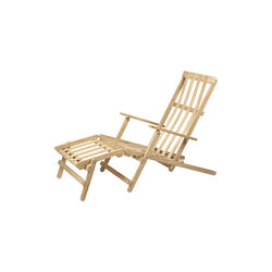 BM5565 Deck Chair with Foot Rest incl. Cushion, Carl Hansen & Søn