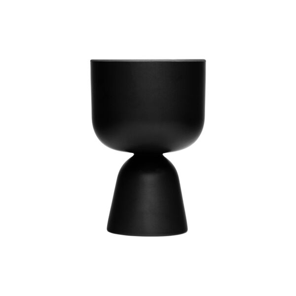 Nappula Flowerpot x-small, matte black, Iittala