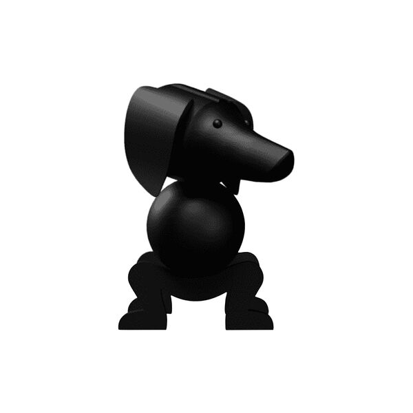 Dackel klein, dunkel gebeizte Eiche, Kay Bojesen Denmark