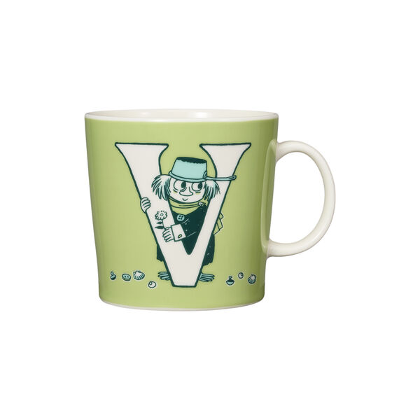 Moomin Mug 40 cl Alphabet V, Moomin Arabia