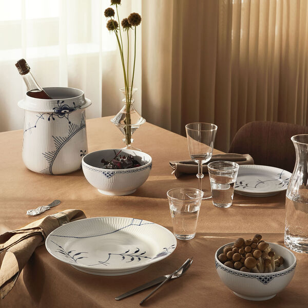 Blauer Weink&uuml;hler, Mega geriffelt, 21,5 cm, Royal Copenhagen