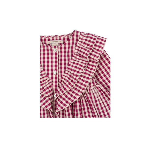 Kim Dress, sangria/butter check, Konges Sløjd