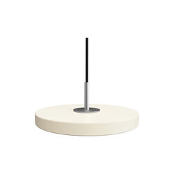 Asteria Micro Pendant, pearl white/steel, UMAGE