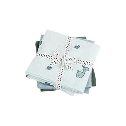 Lalee 3er-Pack Stoffbeutelset, blau, Done by Deer