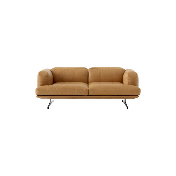 Inland AV22 2-Seater Sofa, Noble Cognac, &Tradition
