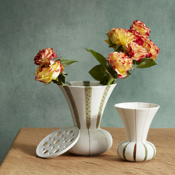 Signaturvase, gr&uuml;n, K&auml;hler