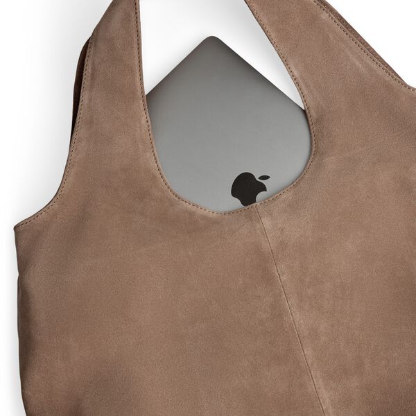 LaurineMBG Shopper aus Wildleder, mocha mousse, Markberg