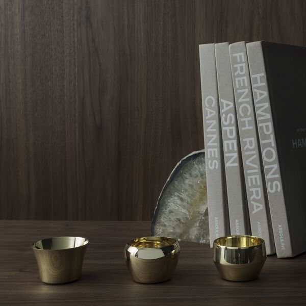 Kin Teelichthalter-Set, messing, Skultuna