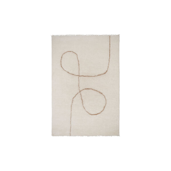 Astral Spiral Rug, camel, Linie Design