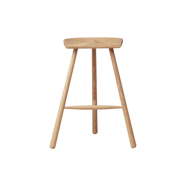Shoemaker Chair&trade; no. 68, white oiled oak, Form & Refine