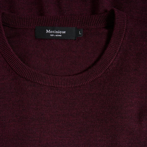 Margrate Pullover, claret melange, Matinique