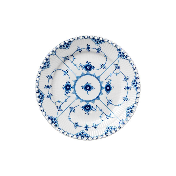 Musselmalet Vollspitze Teller &Oslash; 19 cm, Royal Copenhagen