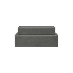 SAHLA Storage Boxes Set, pewter, Blomus