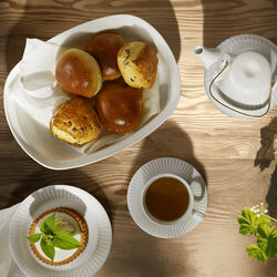 Hammersh&oslash;i ofenfeste Auflaufform, wei&szlig;, K&auml;hler